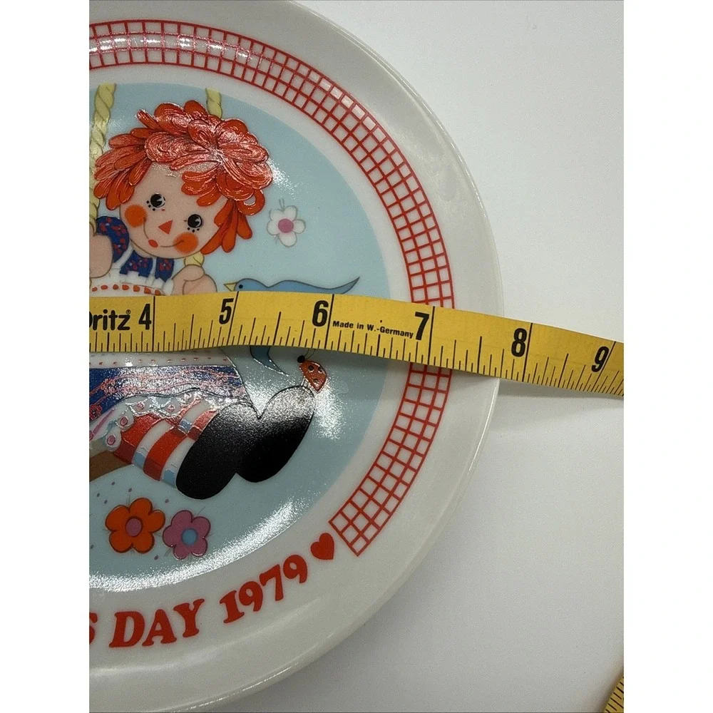 Vintage‎ Mother's Day Plate Schmid Raggedy Ann Limited Edition 1979 Japan